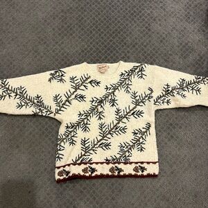 VINTAGE woolrich christmas wool sweater